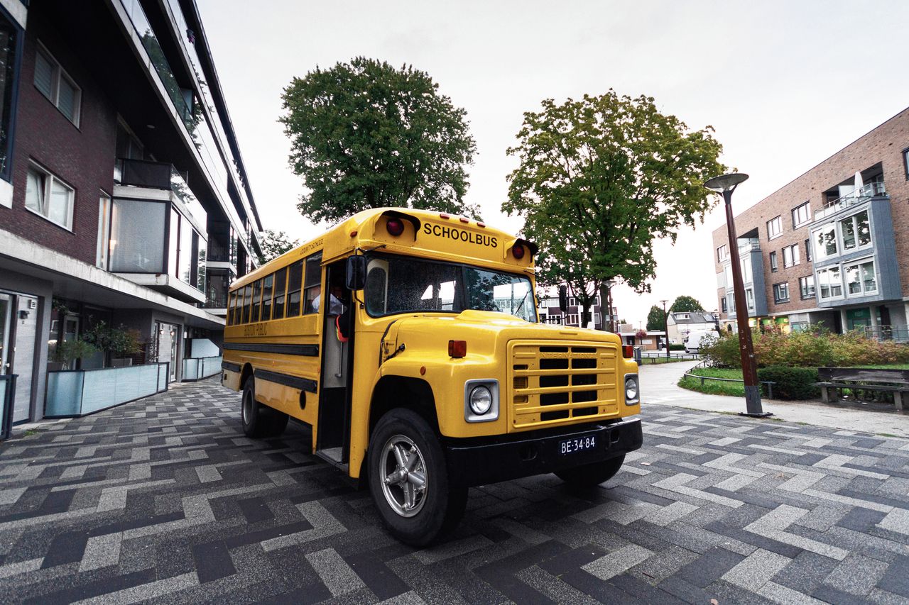 Met een rockbus naar het schoolplein 