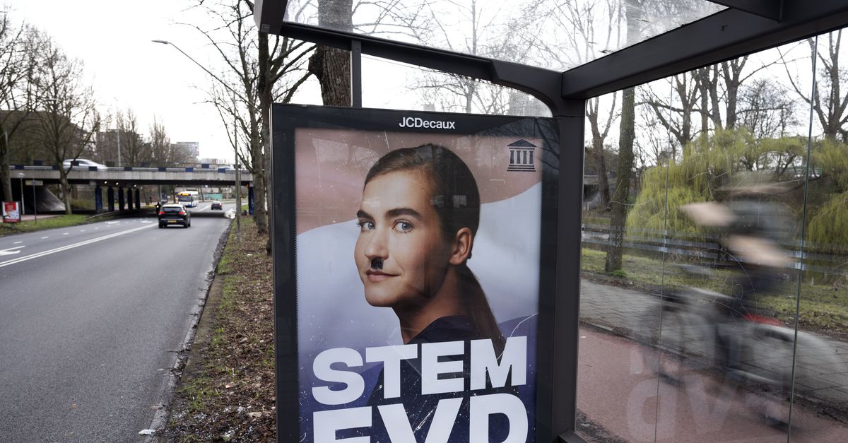 ‘Poten af van de verkiezingsposters!’, reageert Halsema op bekladdingen