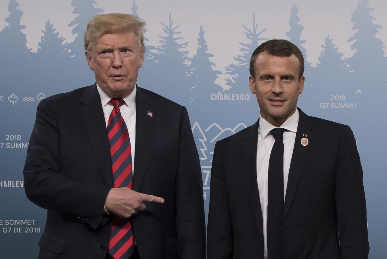 Macron hoopvol over aanpak handelsproblemen 