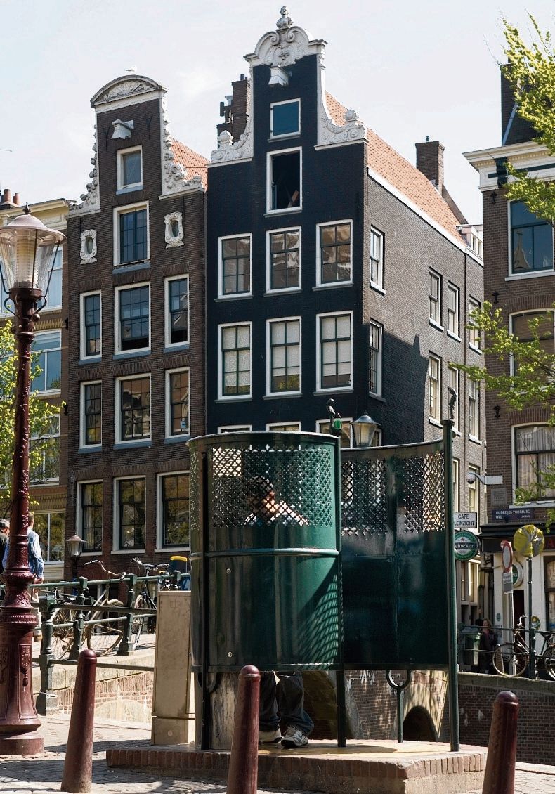 Plaskrul in Amsterdam.