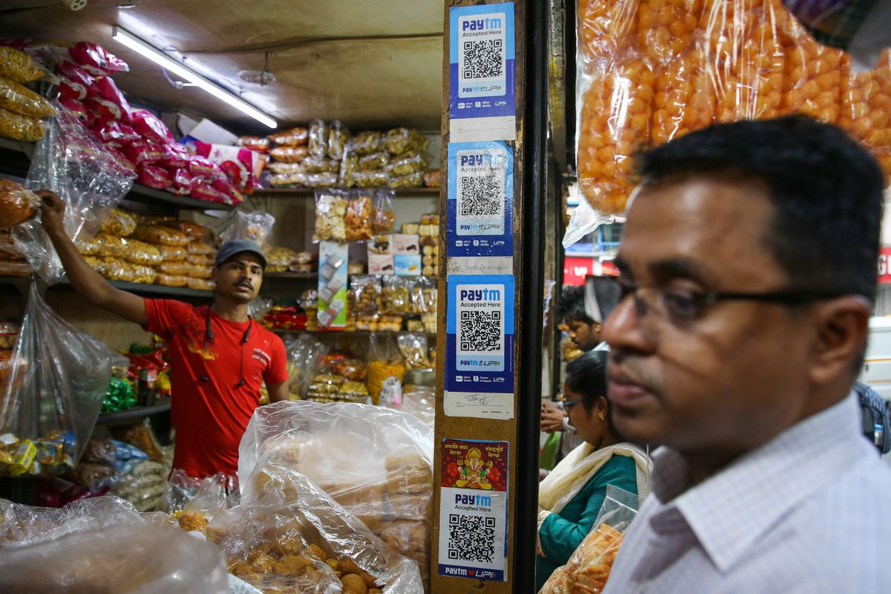 In India is digitaal betalen de nieuwe norm, maar pionier Paytm verkeert in zwaar weer 