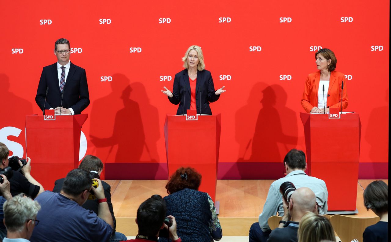 Trio moet onrust bij Duitse sociaaldemocraten bezweren 