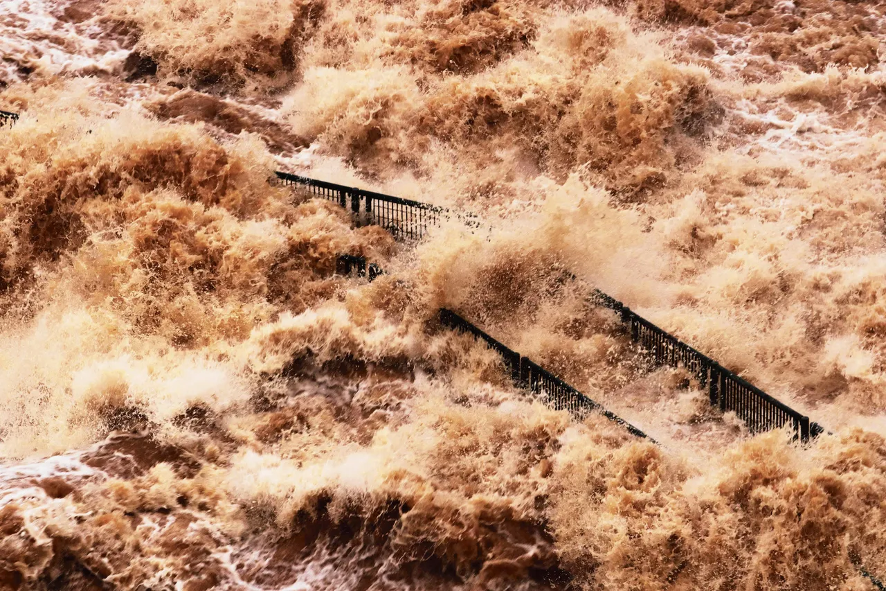 Foto van overstroming