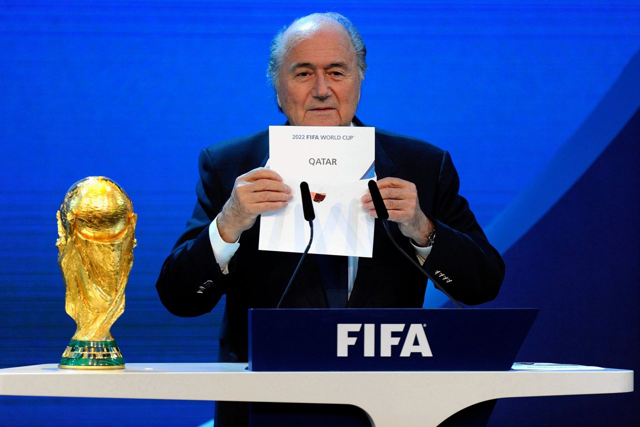 Oud-FIFA-baas Blatter: toewijzing WK aan Qatar was fout 