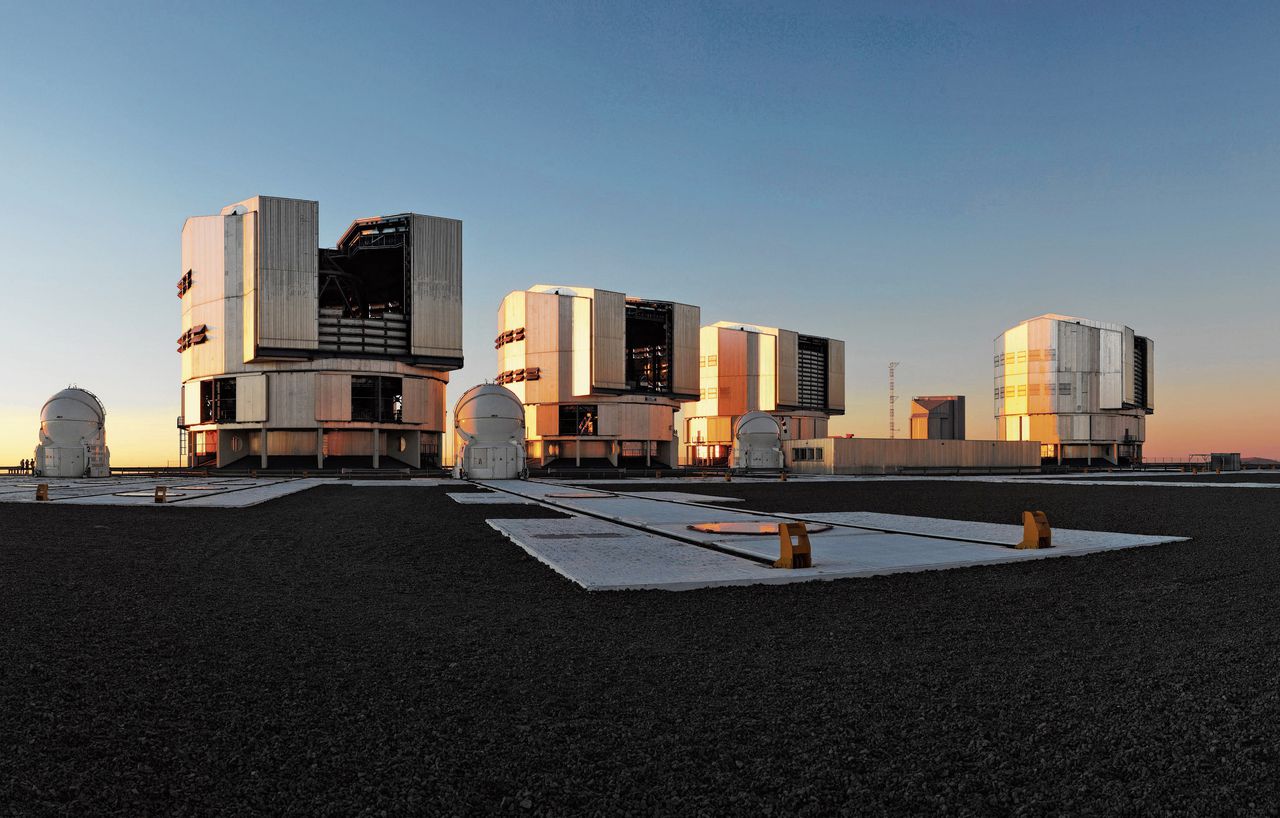 De Very Large Telescope van de Europese Zuidelijke Sterrenwacht in Chili, waarmee het onderzoek is verricht.