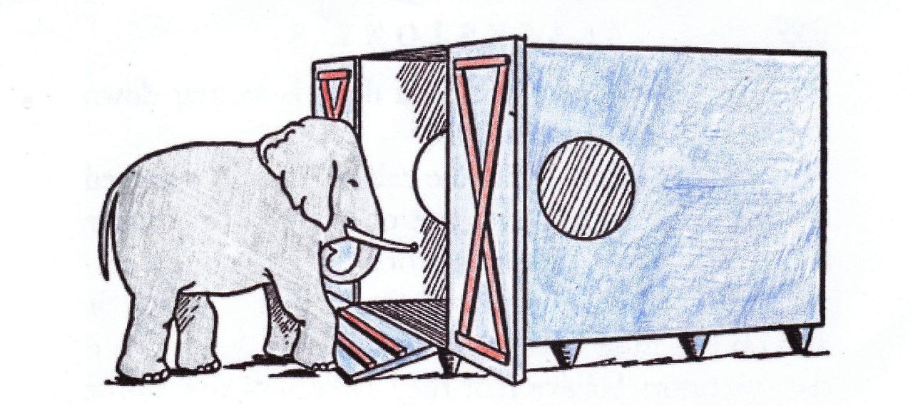 De truc met de olifant, uit Harry Blackstone: Blackstone’s secrets of magic (1932)