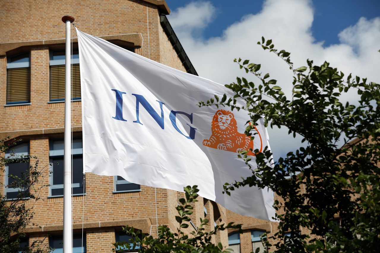 De vlag van ING.