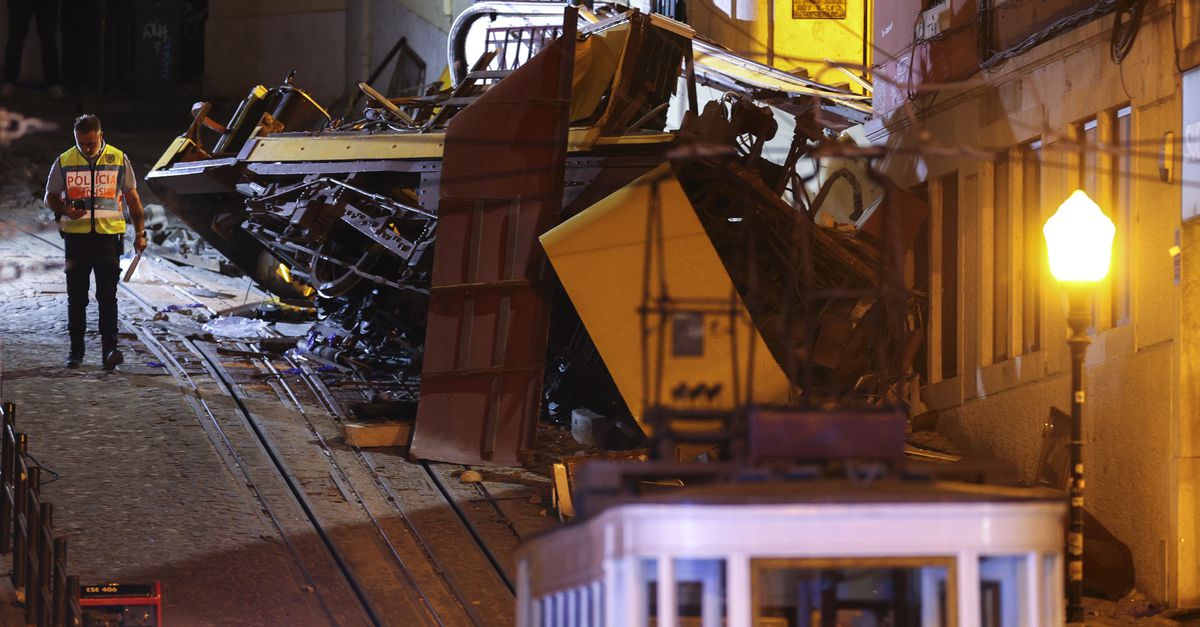 Dodelijk tramongeluk in Lissabon veroorzaakt door losgeraakte kabel