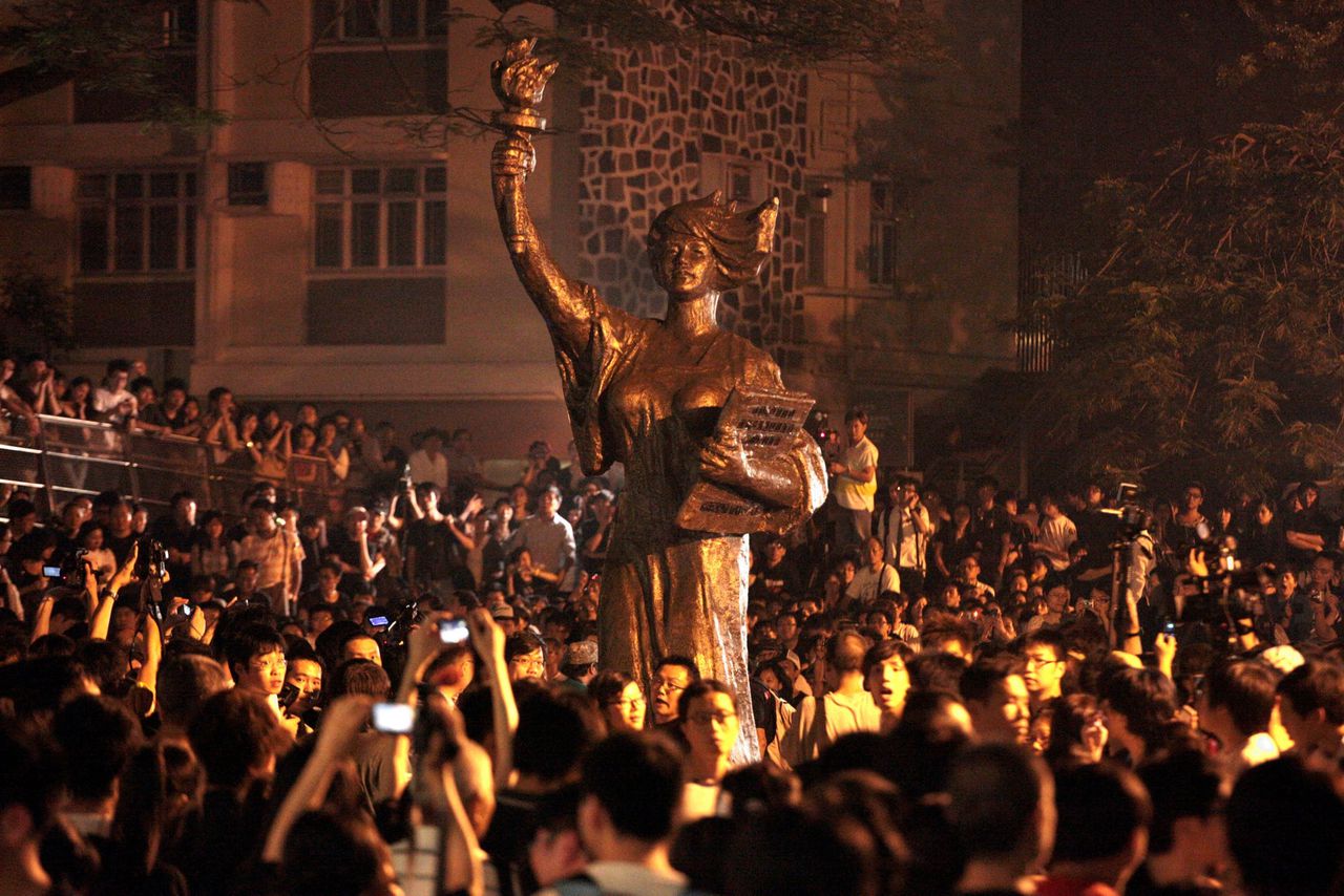 Nog twee Hongkongse universiteiten verwijderen Tiananmen-standbeelden 