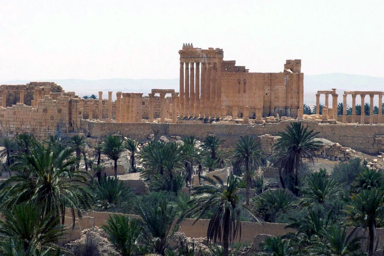 De oude stad Palmyra.