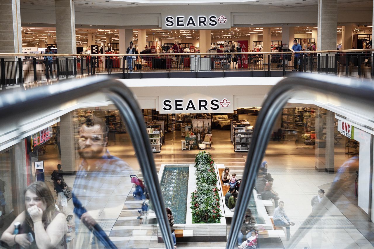 Een winkel van Sears in Toronto. Het Canadese onderdeel van het warenhuis ging in 2017 al failliet.