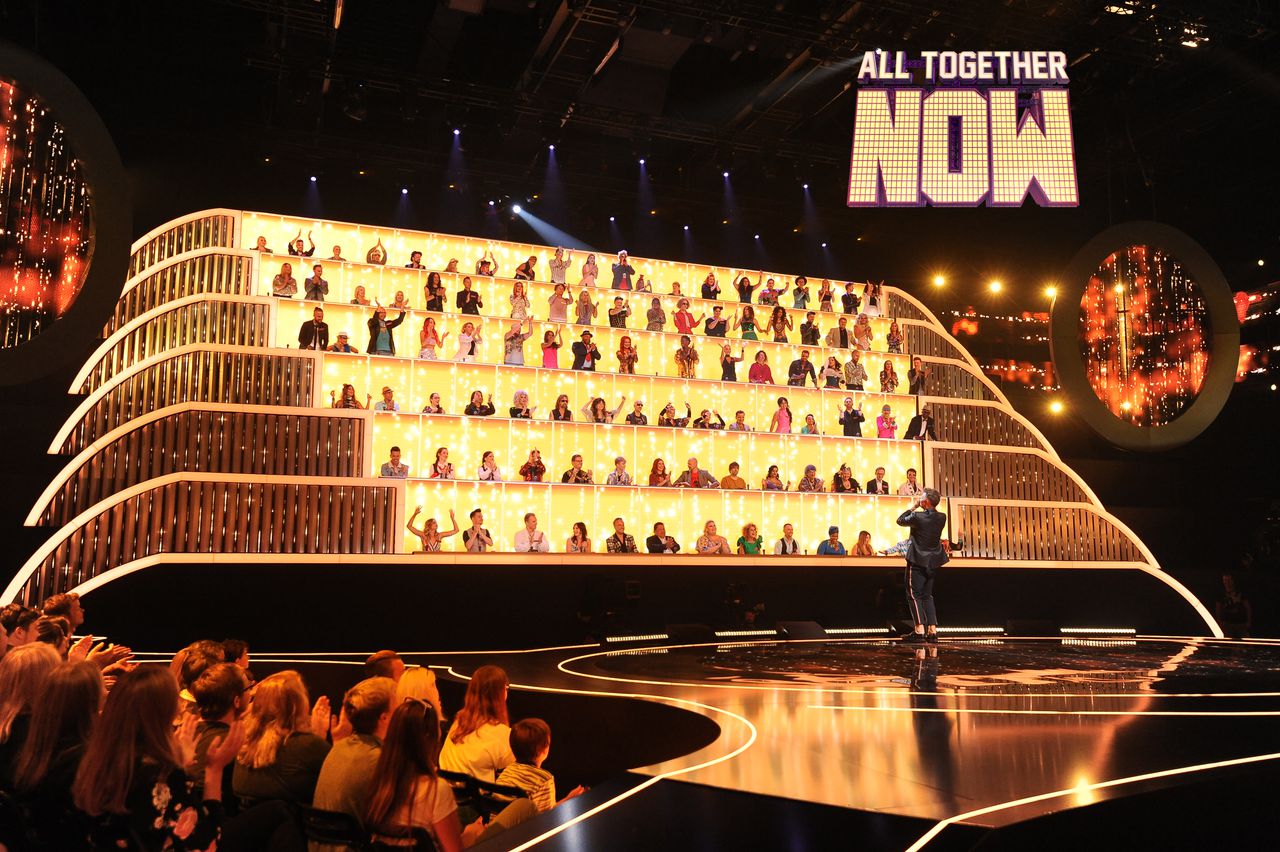De muzikale juryleden van All Together Now. RTL 4 kocht het format voor Nederland.