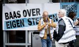 Demonstranten tijdens een ‘Mars voor zelfbeschikking’ in Den Bosch.