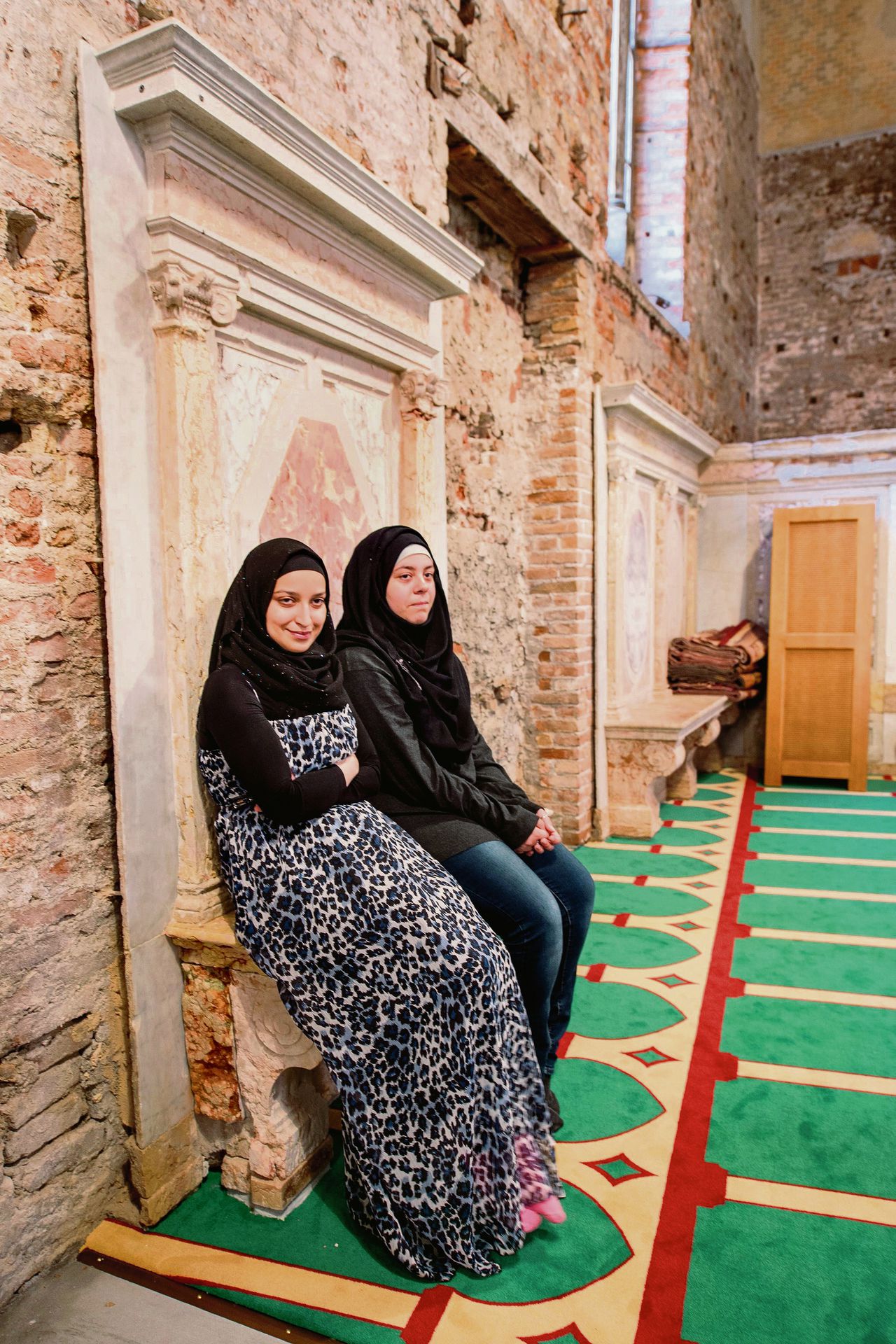 Bezoekers in ‘The Mosque’