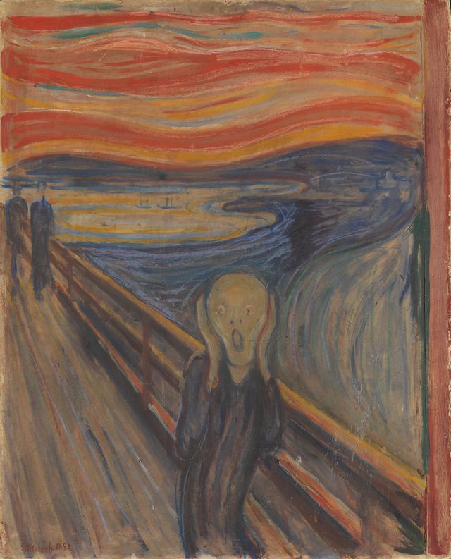 Edvard Munch, De Schreeuw (1893) 
