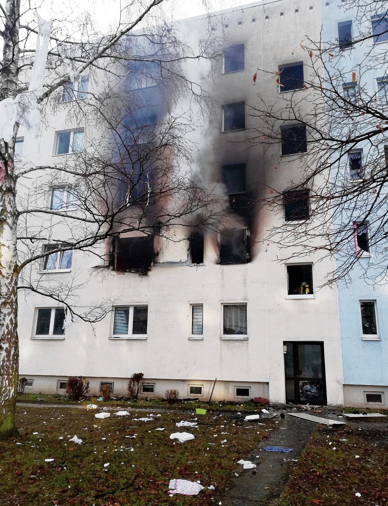 25 gewonden bij explosie Duits flatgebouw 