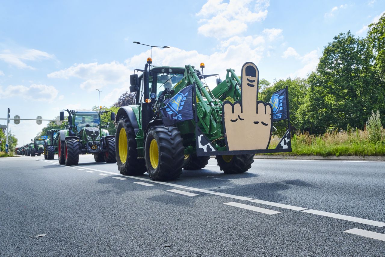 Boerenprotest in Den Haag.