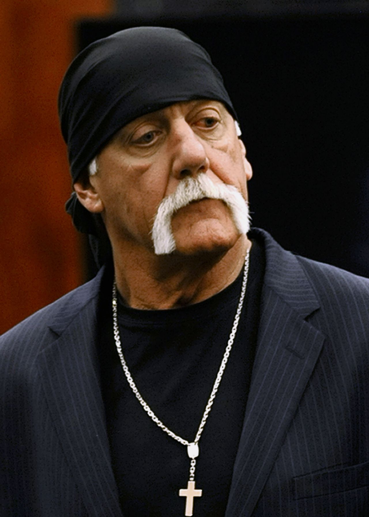 Terry Bollea (Hulk Hogan) tijdens de rechtszaak tegen Gawker Media.