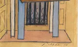 Het stilleven van Pablo Picasso, 'Naturaleza muerta con guitarra', uit 1919. 