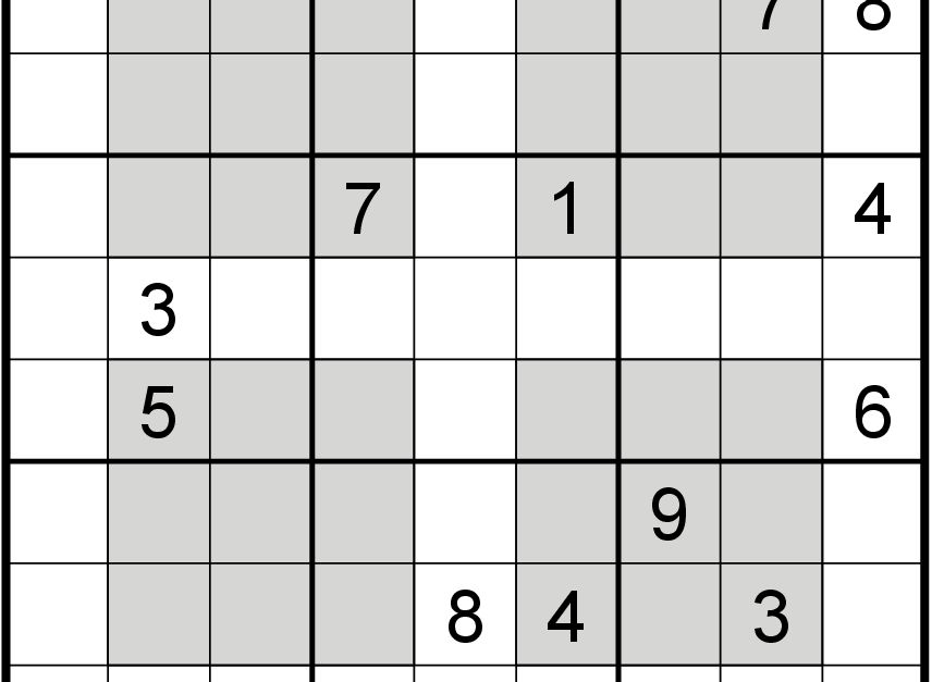 Sudoku van zaterdag 22 2021 NRC