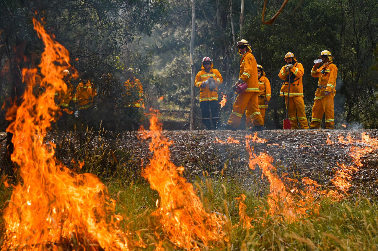 Grote delen van Australië zijn inmiddels verwoest door de bosbranden.