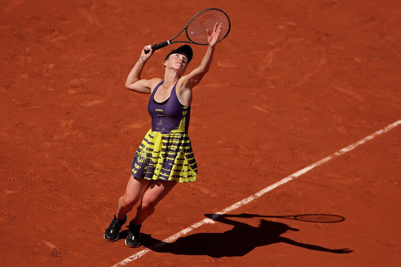 De Oekraïense tennisster Elina Svitolina voert op Roland Garros haar eigen strijd 