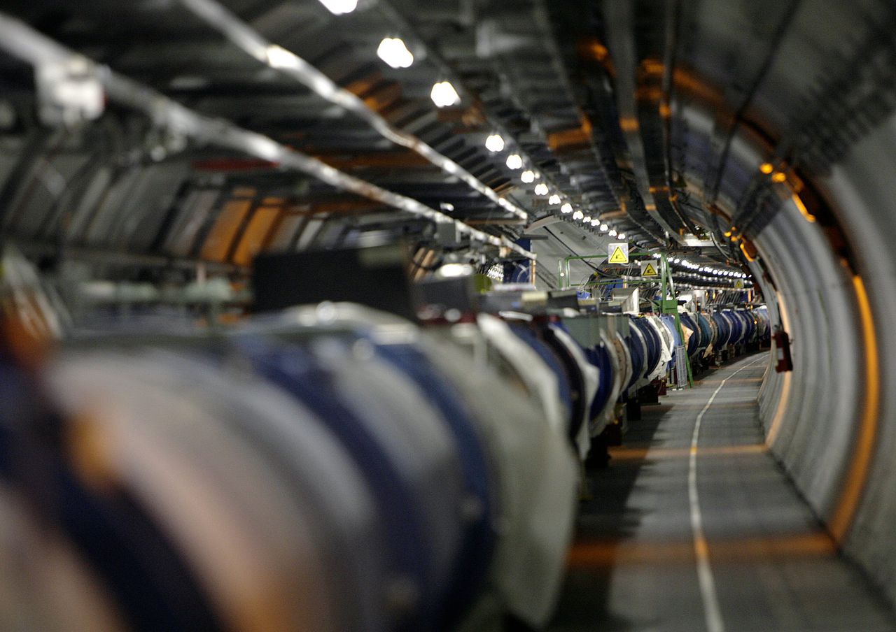 Archieffoto uit 2007 van de Large Hadron Collider.