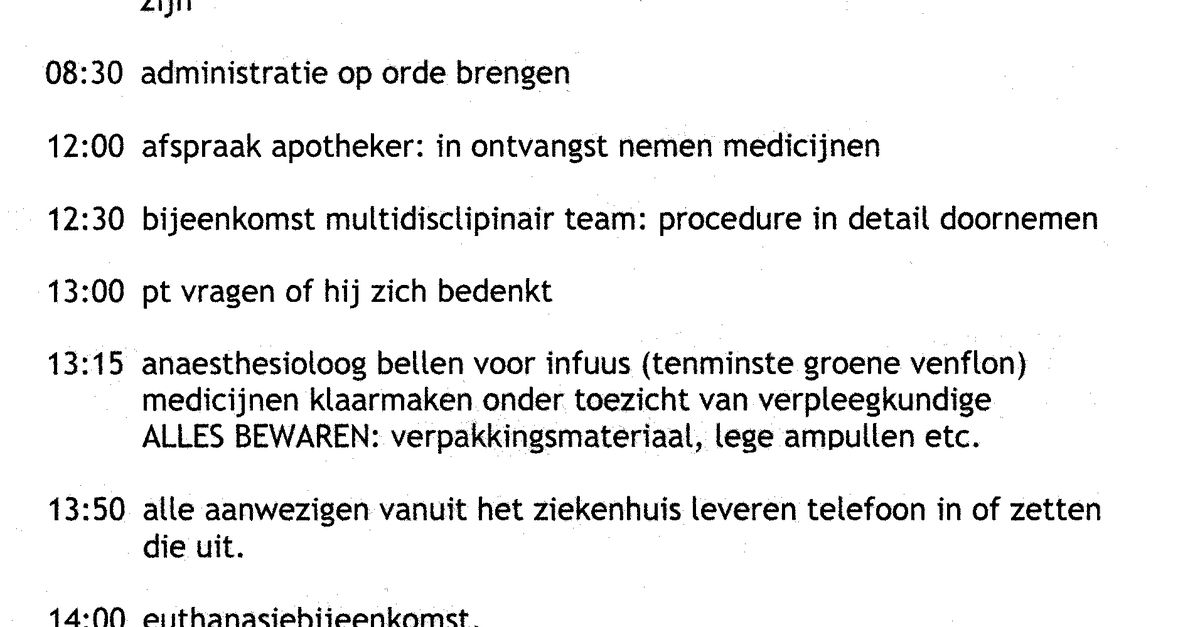 Euthanasie maakte me extra alert  NRC