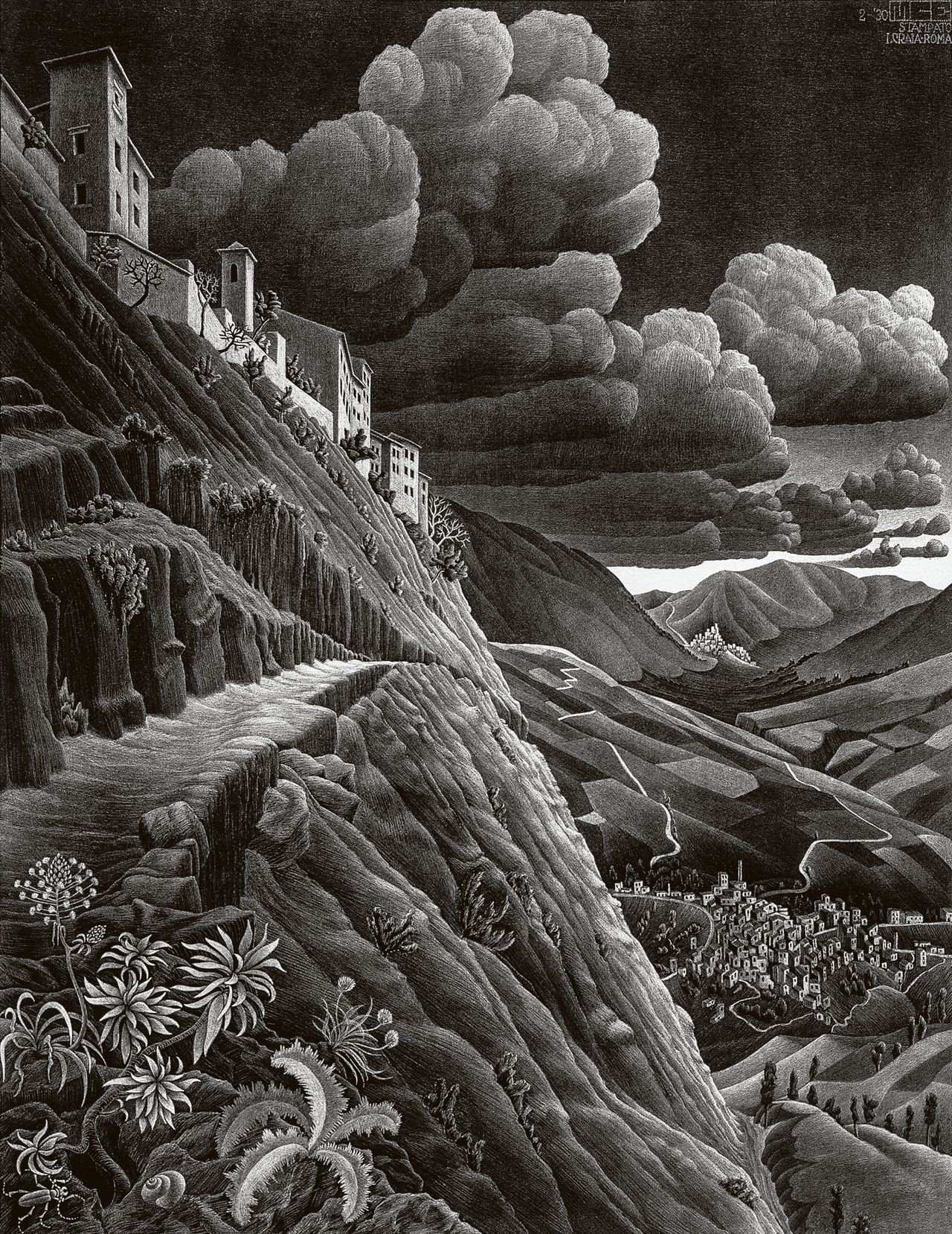 Castrovalva (1930), M.C.Escher