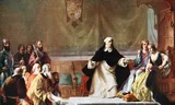 Expulsion of the Jews by Ferdinand and Isabella, King and Queen of Spain, 1492 Image Getty Images