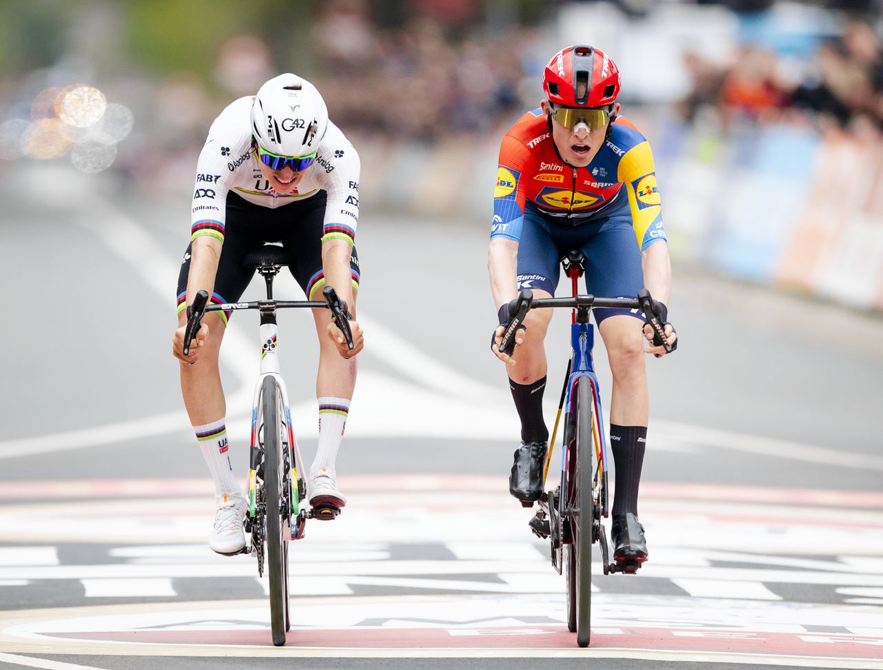 Scoop on the Cauberg: Single ruler Pogacar appears to be beating after a long solo flight – his specialty
