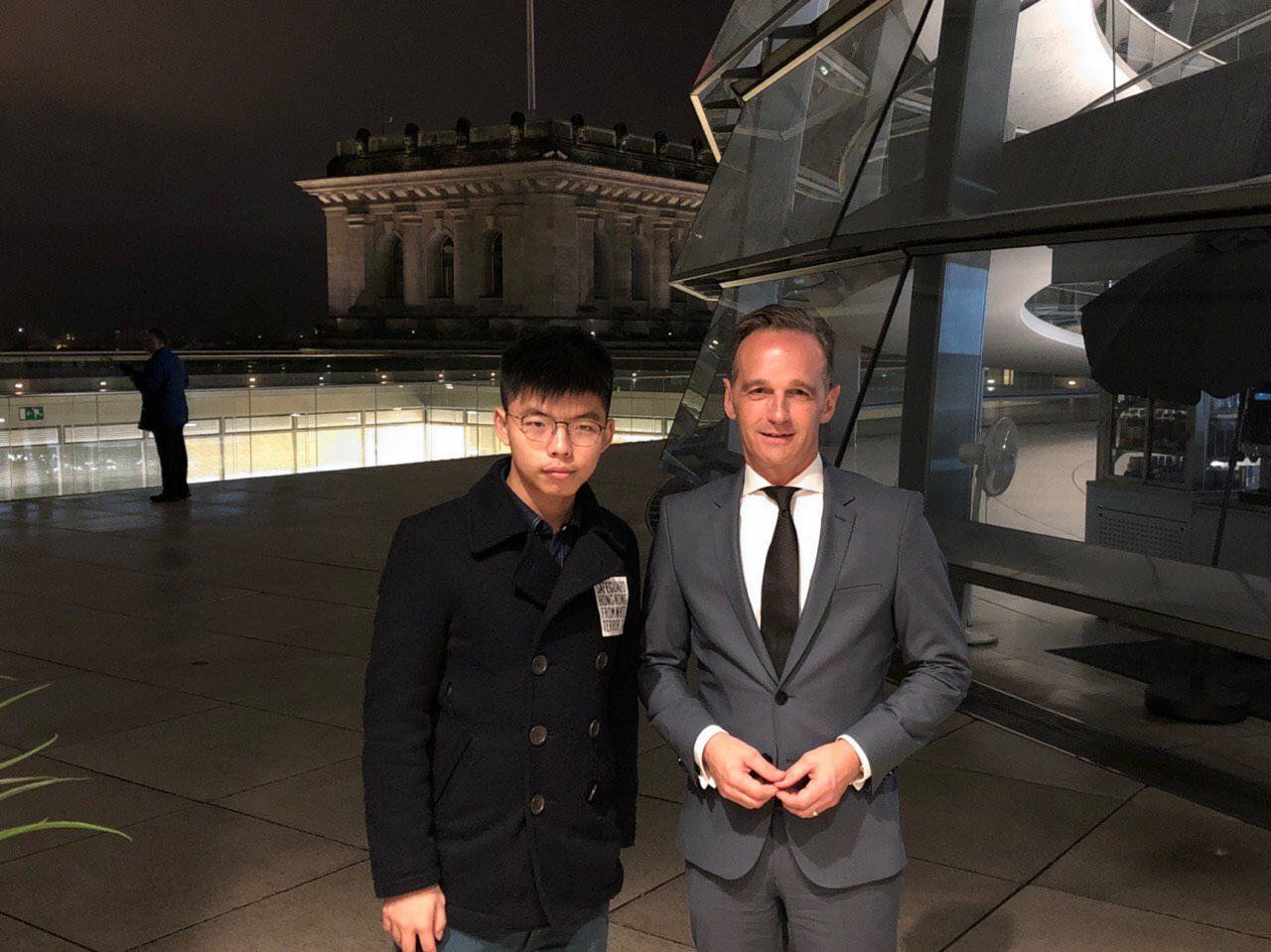 Rel tussen China en Duitsland om foto minister en protestleider Hongkong 