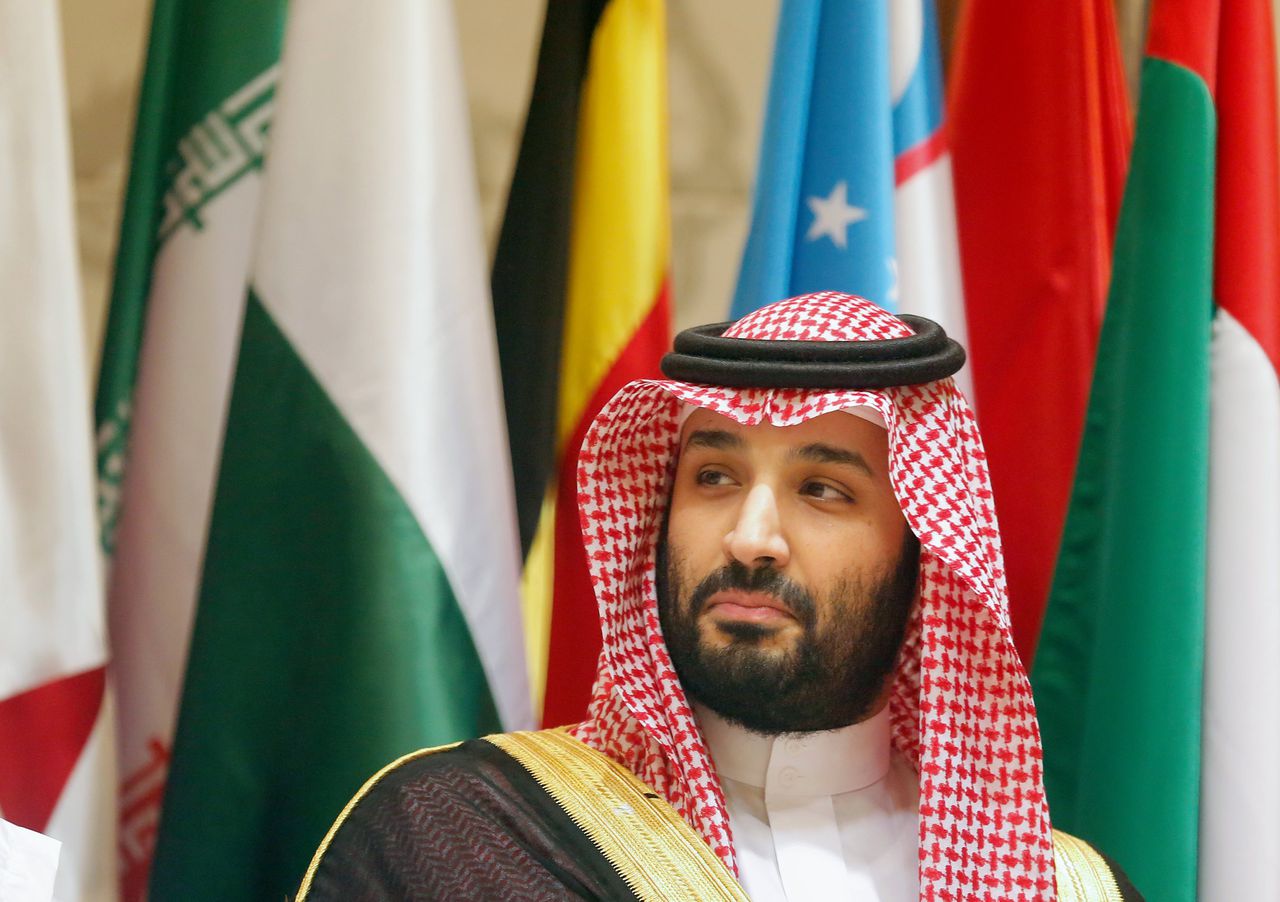 De Saoedische kroonprins Mohammed bin Salman.