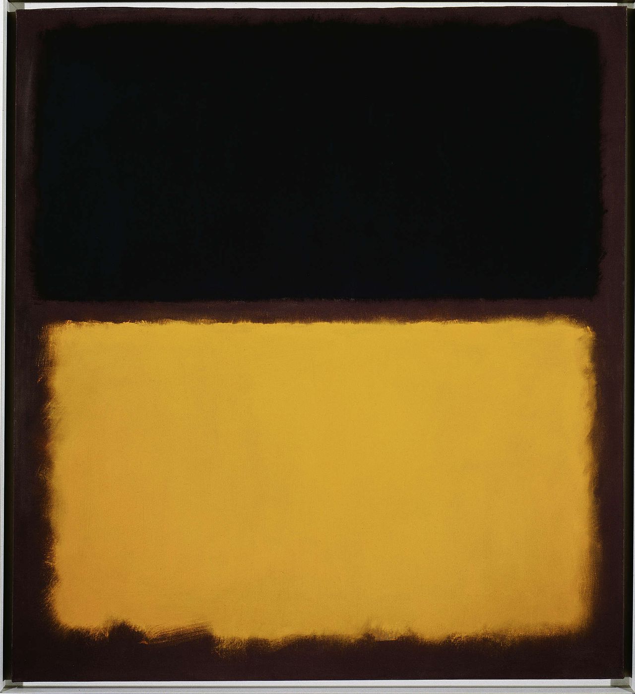 Rothko No. 18 (Black, Orange on Maroon), 1963