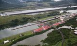 Het Panamakanaal. Door droogte moest de Panamakanaalautoriteit 