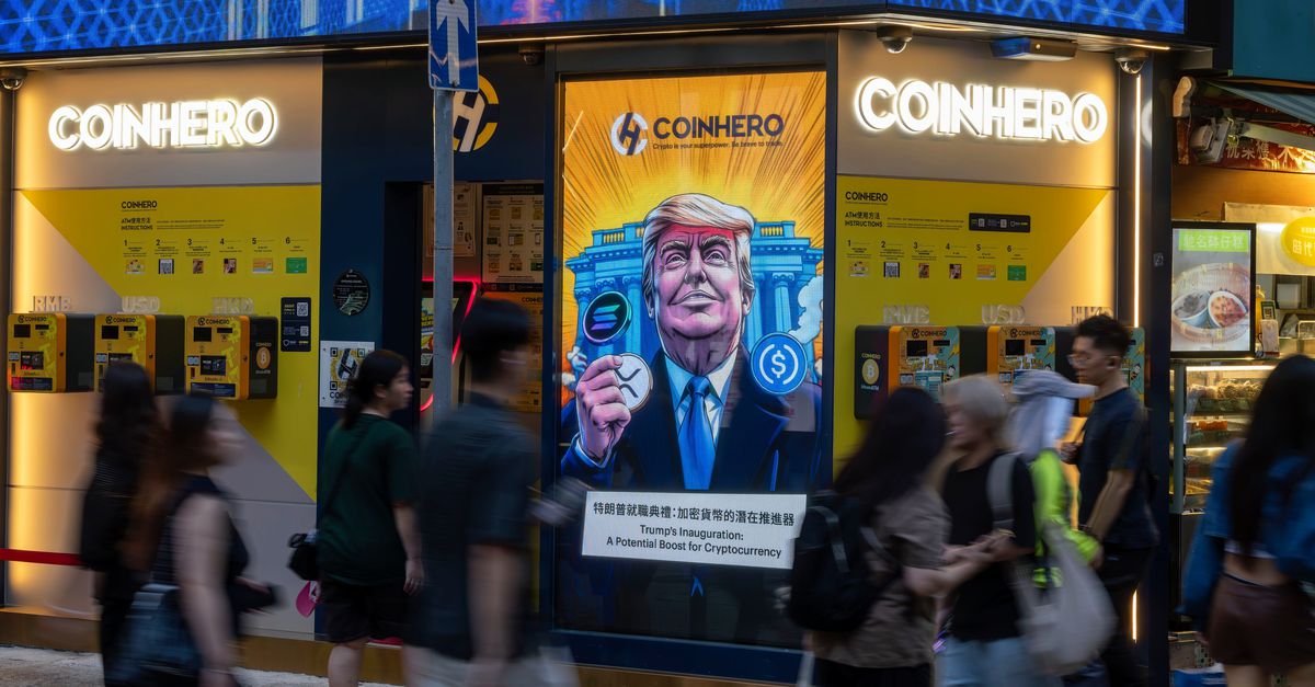 Trump omarmde als kandidaat crypto. Nu de bitcoinkoers keldert, is dat een risico voor zijn partij