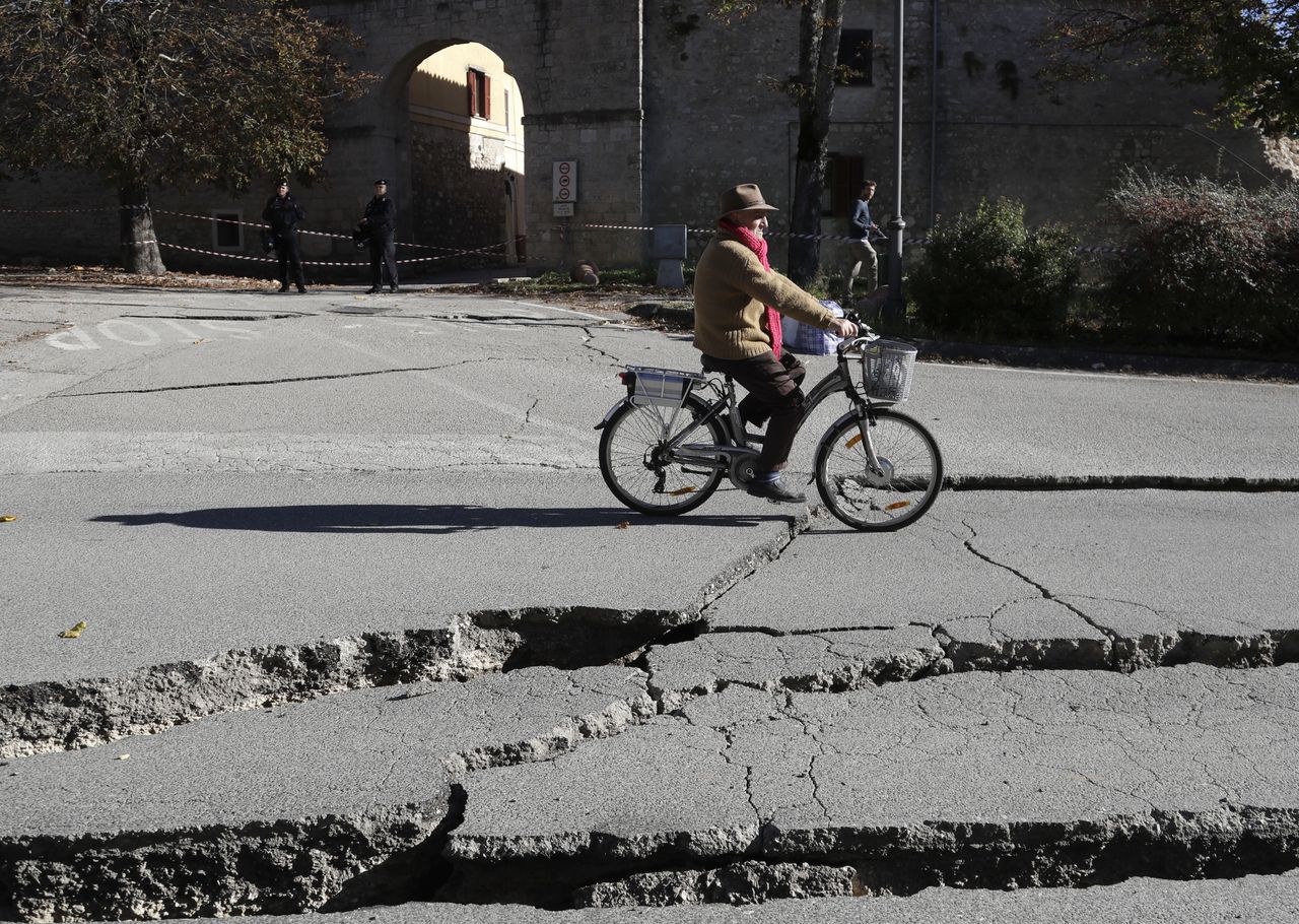 Frequentie bevingen in Midden-Italië zijn niet te voorspellen 