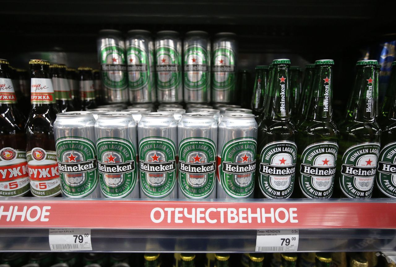 Heineken keert Rusland toch   volledig de rug toe 