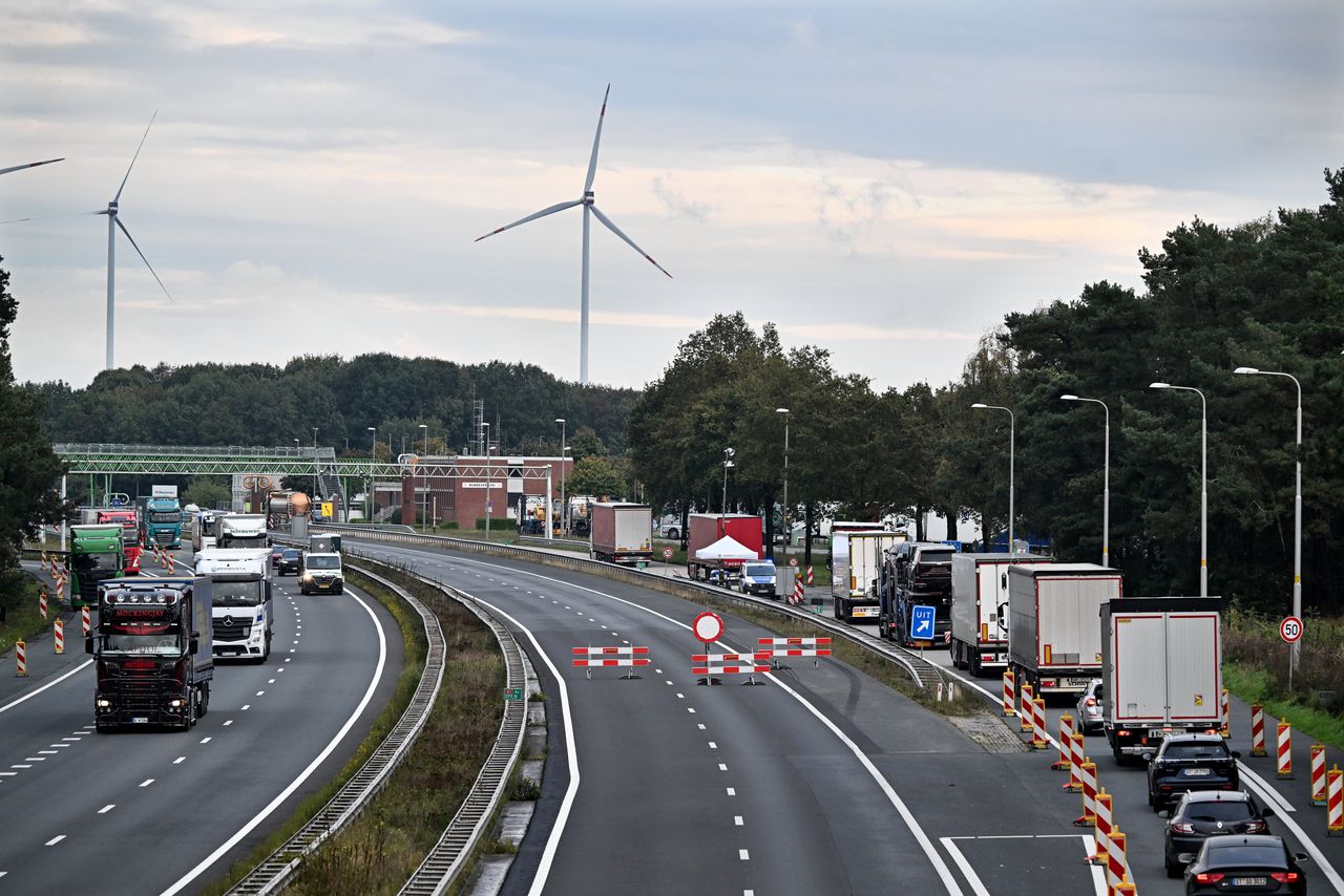 Vertraging door Duitse grenscontroles, met een lage opbrengst: ‘Ik heb