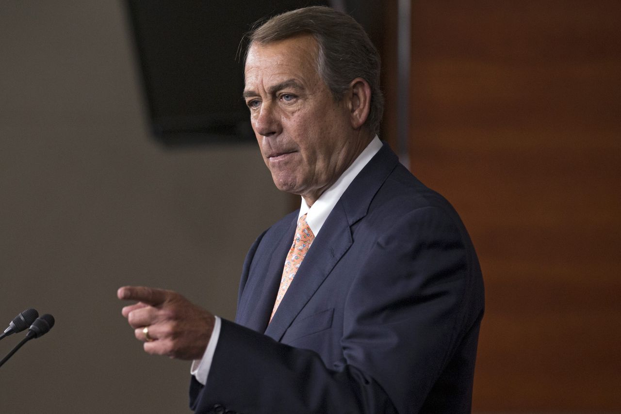 Boehner had al langer moeite zijn verdeelde Republikeinse partij bij elkaar te houden.
