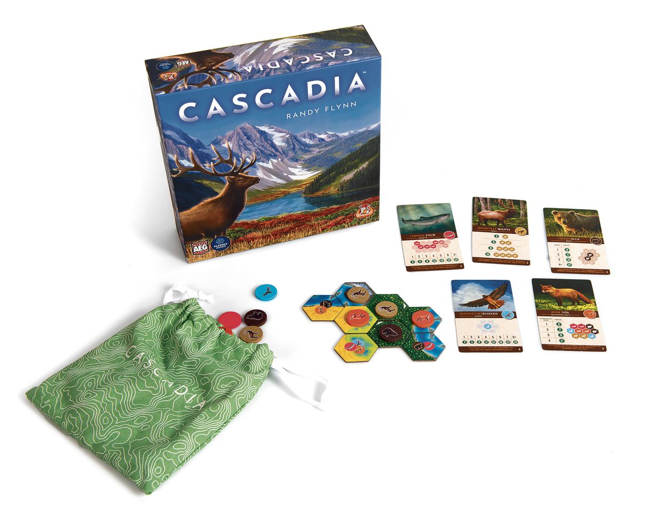 Geen betere propaganda voor een onbekend natuurgebied dan het bordspel <b>Cascadia</b> 