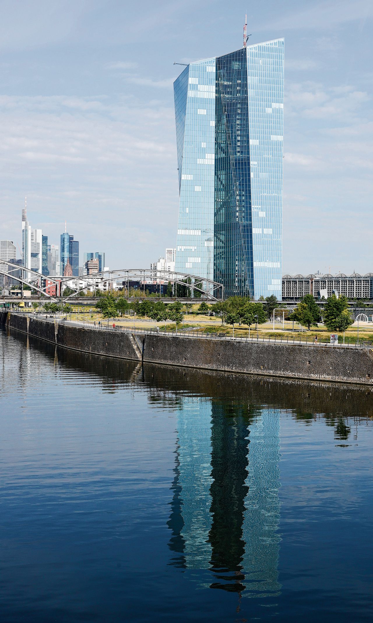 De ECB in Frankfurt.