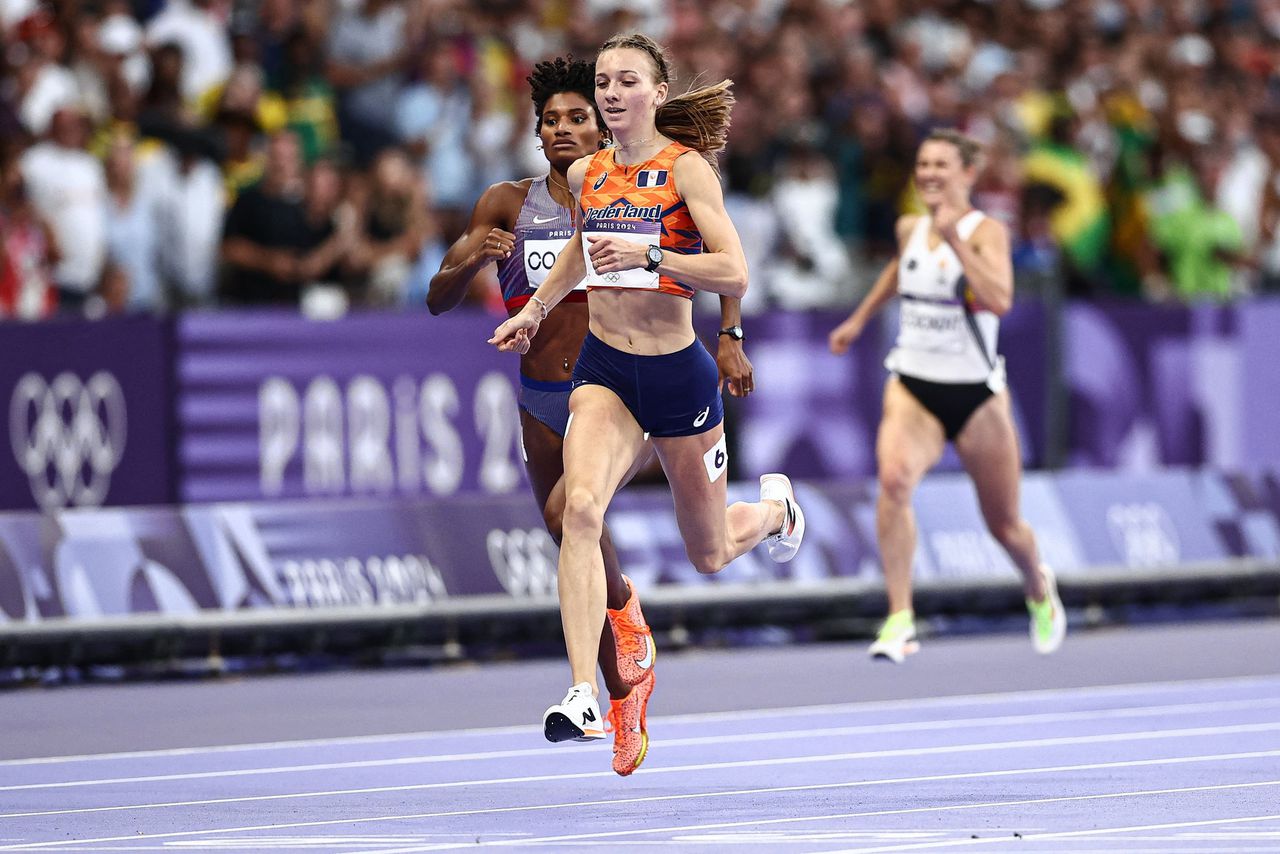 Femke Bol probleemloos naar finale 400 horden NRC