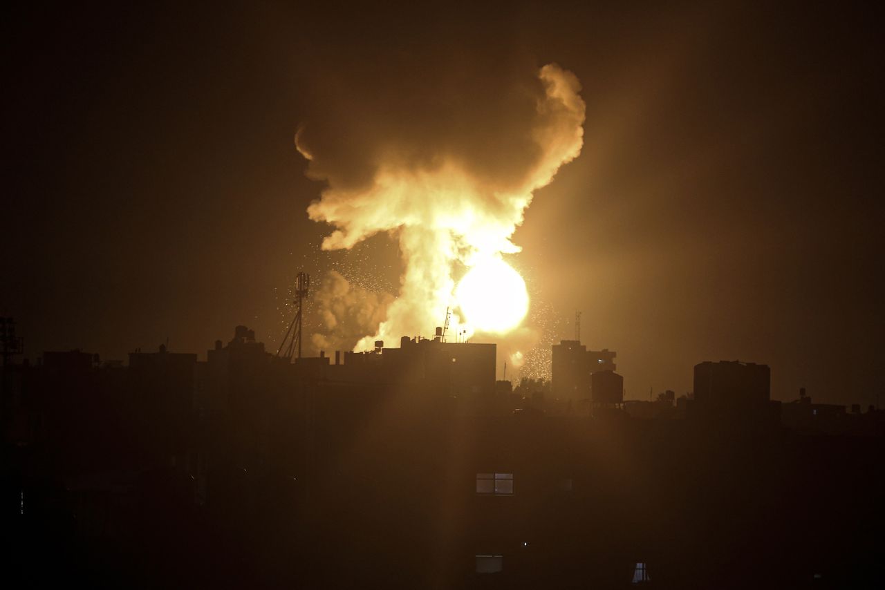 Israëlisch leger voert raketaanval uit op militaire doelwitten Gazastrook 