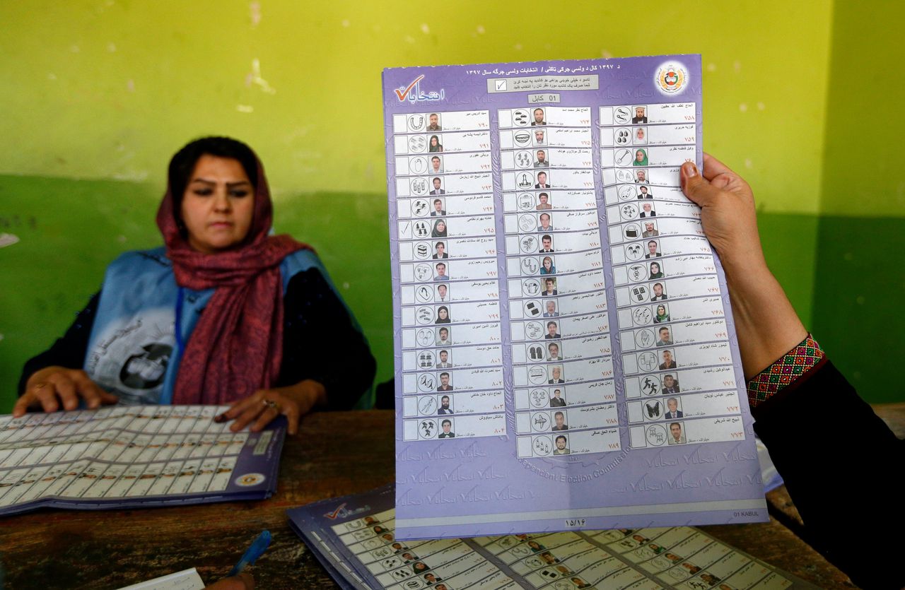 Verkiezingen Afghanistan: alle stemmen in Kabul ongeldig 