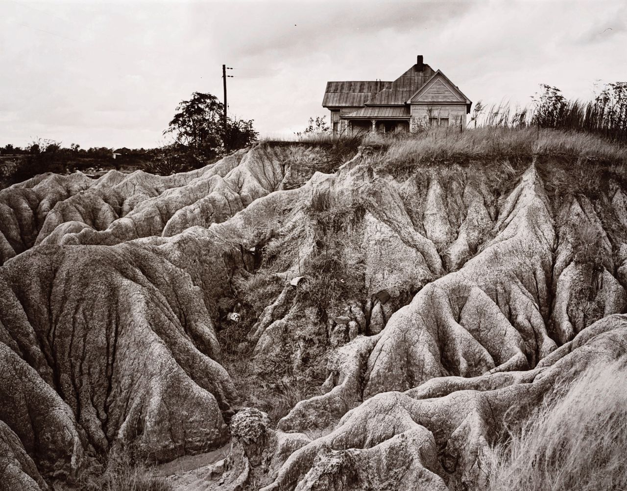 Eroded Soil (1940), gemaakt in Oxford, Mississippi.