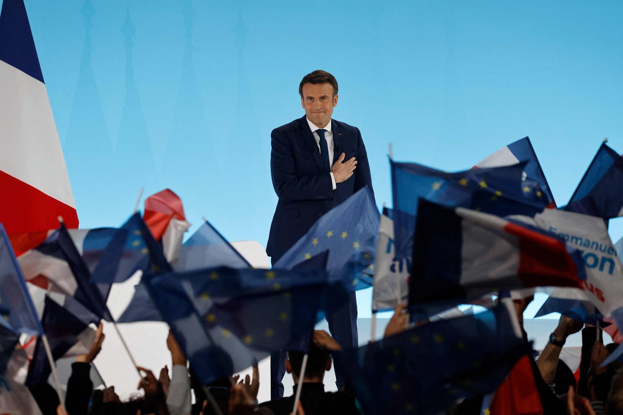 Zittend president Macron heeft Le Pen nog lang niet verslagen 