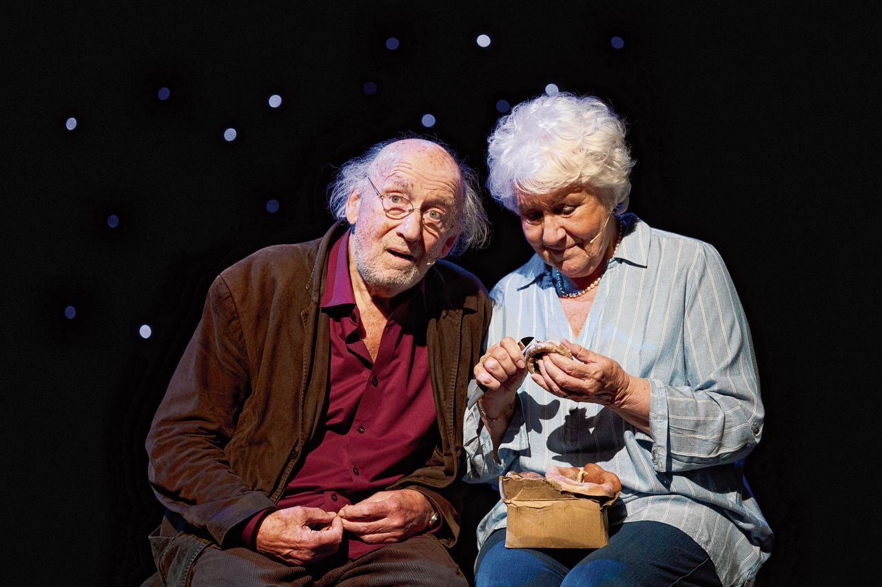Hans Croiset en Anne Wil Blankers in ‘Het oog van de storm’.