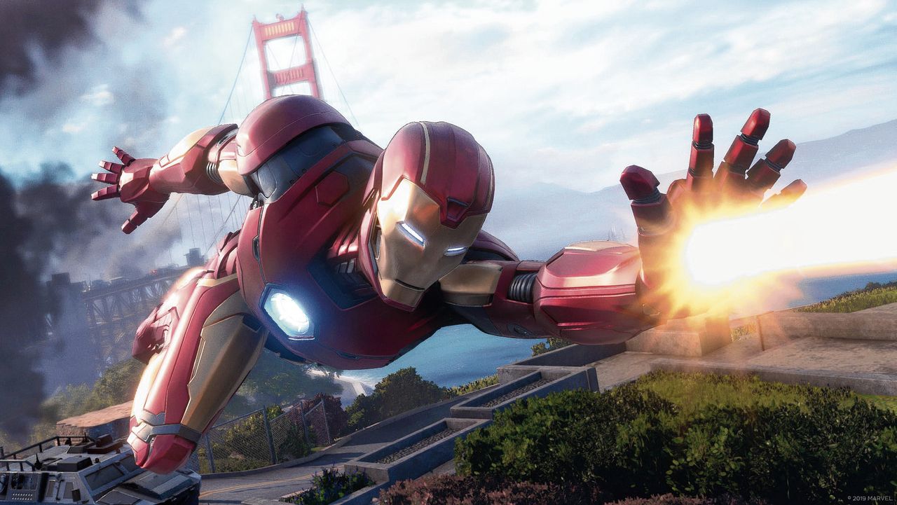 Superheld Iron Man probeert tevergeefs de aanslag op San Francisco te verijdelen.