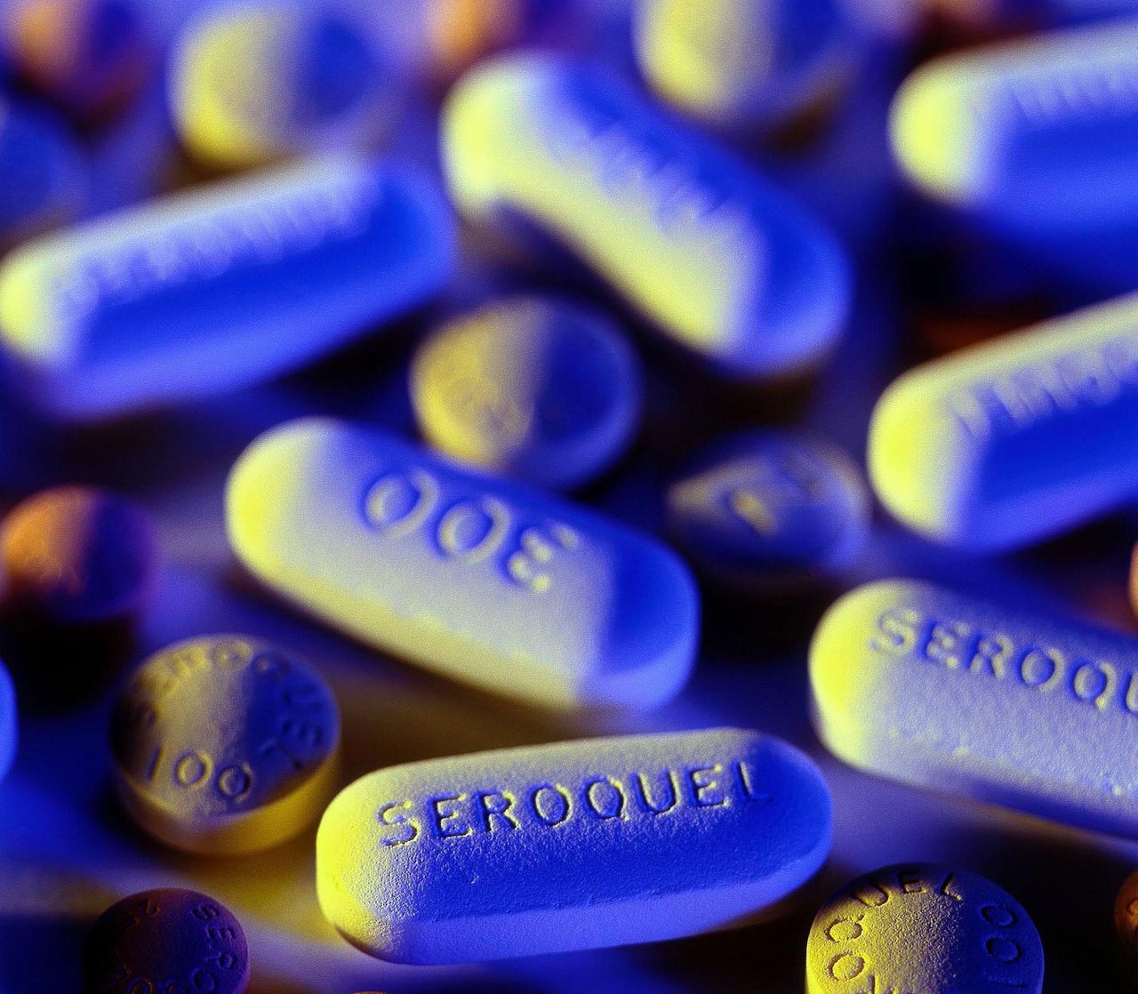 Het omstreden antidepressivum Seroquel is een van de geneesmiddelen die artsen goedkeurden terwijl ze door de fabrikant werden betaald. Foto EPA/ASTRAZENECA/HO